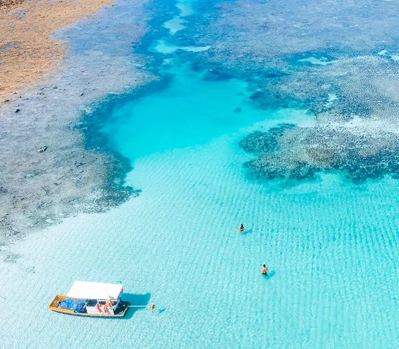 Um mar de Piscinas Naturais