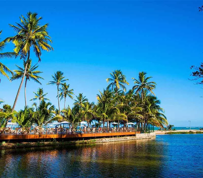 Jatiuca Resort se encontra em Maceió, um paraíso do nordeste brasileiro.