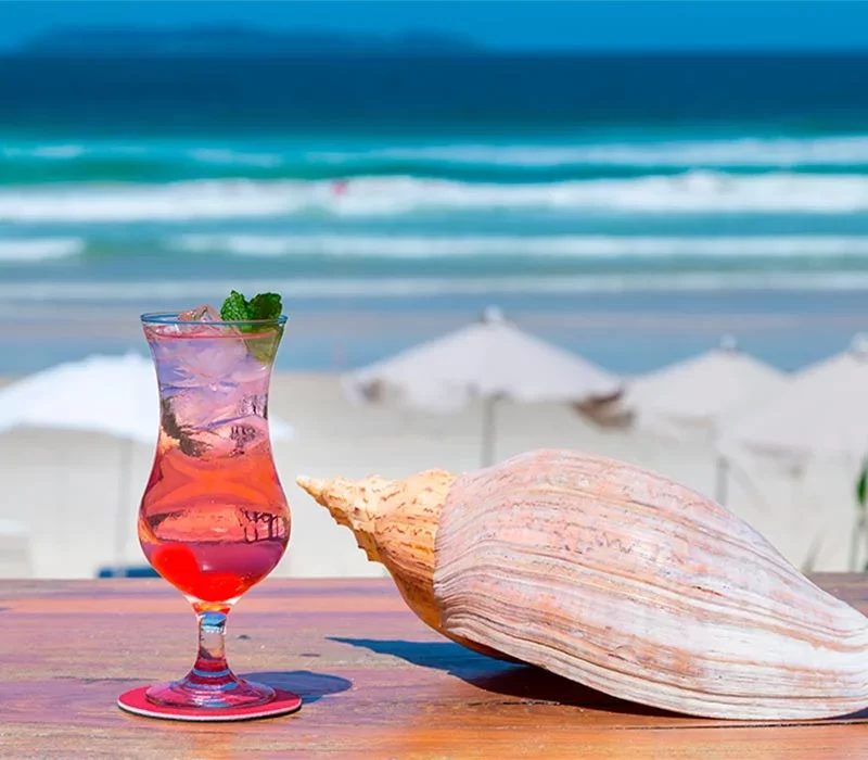 Os drinks do Búzios Beach Resort.