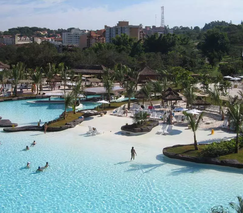 O Complexo do Rio Quente Resorts.